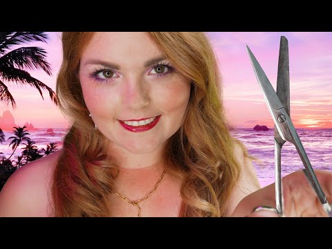 ASMR Deutsch: Paradiesisches FRISEUR Erlebnis am Strand! (Friseur Rollenspiel inkl. Meeresrauschen)