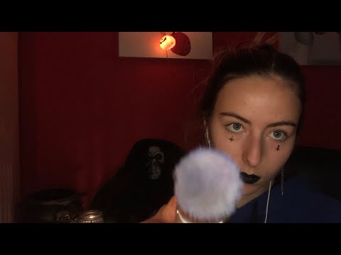 ASMR| Doing your Halloween makeup! 🎃