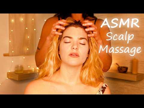 ASMR Head & Scalp Massage 💆‍♀️ Close-Up Hair Sounds & Tingles for Relaxation & Sleep