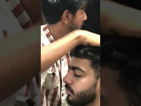 ASMR head Massage #asmrsounds #hairstyle #headmassage #fastestmassage #lahoribarber #stronghands