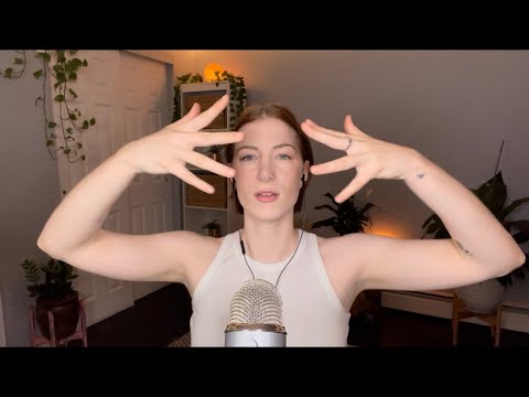 Asmr soothing hand movements & breathing exercises #shorts