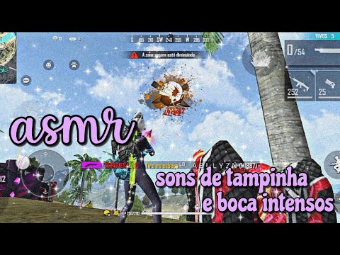 ASMR FF - SONS DE TAMPINHA E SONS DE BOCA EM CAMADAS 👄