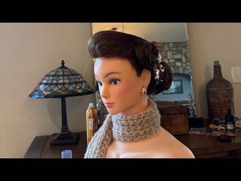 ASMR | Here I Created a Design Inspired from 1930s Vintage Hairstyle, hairstyling, Finishing Touch