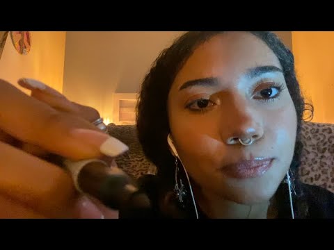 asmr~giving you a quick face tattoo