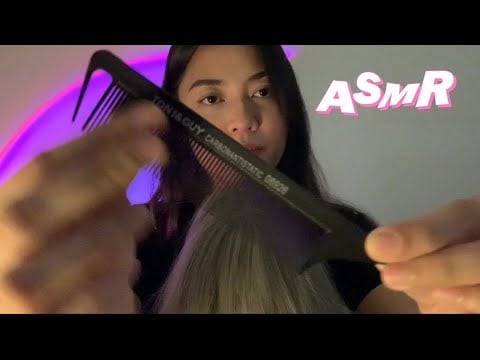 ASMR ⟡ Roleplay *friend brushing your hair* | Soft spoken (Bahasa Malaysia)