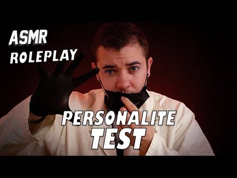 ASMR : TEST DE PERSONALITE ! ROLEPLAY DOCTEUR