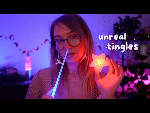 Dark ASMR Visuals & Mouth Sounds 🌙 (Brain Melting Tingles for Sleep) GERMAN