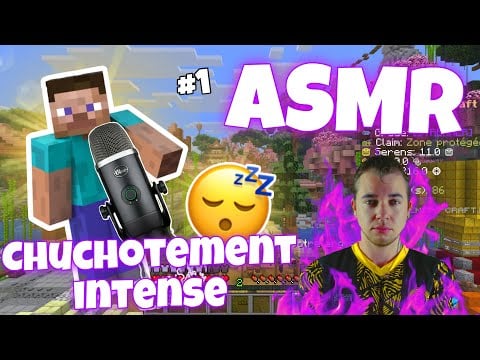 ASMR Français • CHUCHOTEMENT PUISSANT SUR LE SERVEUR MINECRAFT DE TOM ASMR ! (découverte saison 3)