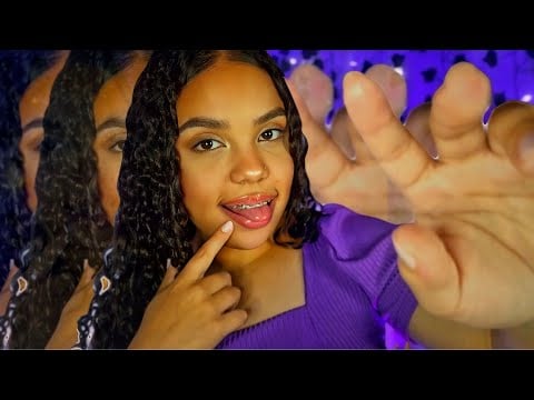 ASMR Sons de Boca + Toques na Tela em Camadas 😴✨ (muito relaxante)