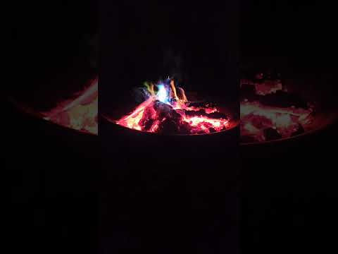 Crackling Colour Fire Sounds #asmr #shorts
