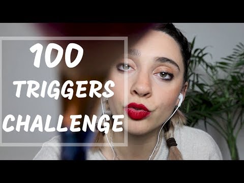 100 TRIGGERS IN 4 MINUTES CHALLENGE ASMR