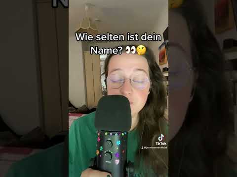 Wie selten ist dein Name? 😴🤔 #shorts #shortsvideo #asmr