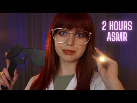 [ASMR 2 HOURS]  Eye Exam With Ophthalmologist | Medical ASMR, Follow the Light, Role play