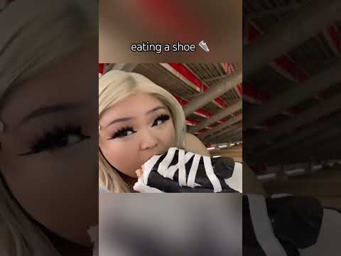 EATING A SHOE #mukbang