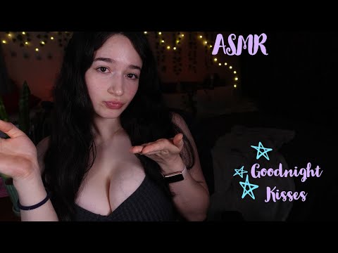 ASMR - LOTS of GOODNIGHT KISSES + SCALP MASSAGE & Hand Movements✨