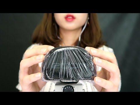 [EngSub][ASMR] New mic test (Zoom H6) | Mic Touching | Brushing | Crinkling sound