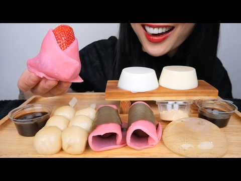 DANGO + MOCHI + RAINDROP JELLY (ASMR EATING SOUNDS) NO TALKING | SAS-ASMR
