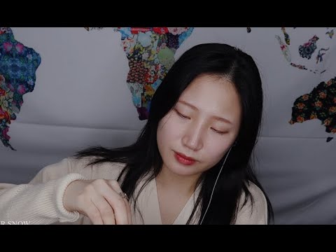 ASMR 섬세한 면봉 귀청소 가게