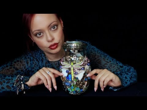 ASMR| Mystery Jewelry Jar! - Tingles for the Jewelry Lovers - Jingly Sounds, Scratching & Tapping