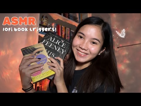 ASMR | Lofi Book Gripping and Tapping (with whispers!) 📚💤