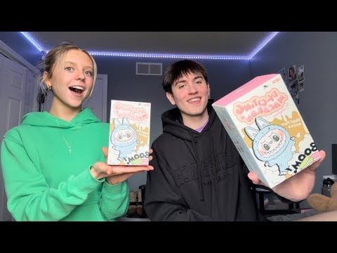 LABUBU UNBOXING with my friend! (Not ASMR)