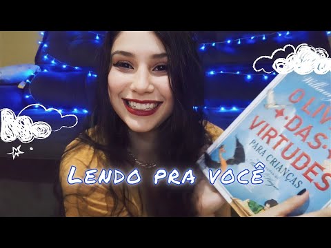 ASMR LENDO ATÉ VOCÊ DORMIR (asmr caseirinho) voz suave