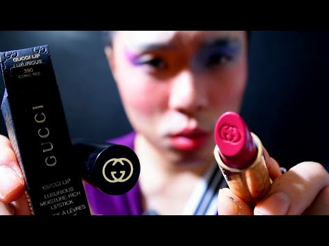 Full Face in 3 Min ⚡ ASMR Intense Tingles: Gucci, YSL, Givenchy • Fast & Aggressive Korean Makeup