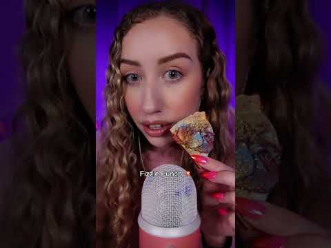 Yummy💕 #asmr  #asmrsounds  #asmrvideo  #asmrtriggers  #ediblecrystals #asmreating #candy