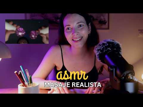 ASMR masaje REAL en Cabina con tratamiento hidratante y relajante  | Love ASMR en español