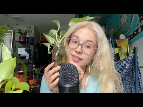 ASMR relieve anxiety with plants