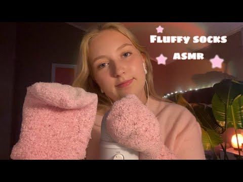 fluffy socks brain massage ASMR 💗🌷🌸