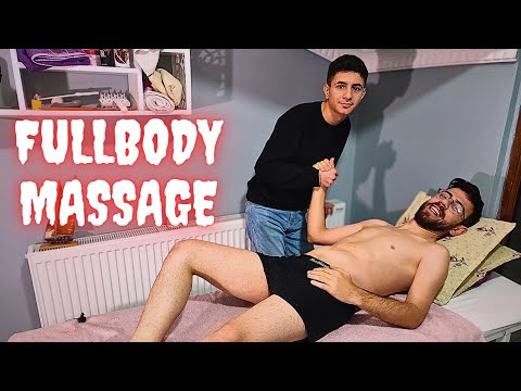 ASMR AMAZING GUY MASTER FULBODY MASSAGE-Chest,leg,abdominal,arm.back