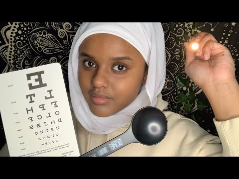 ASMR (Light Triggers) Sleepy Eye Exam