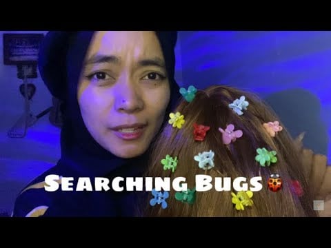 ASMR Searching Bugs On Your Hair 🐞🐞🐞