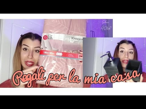 🇮🇹ASMR ITA• REGALI PER LA MIA CASA 🏡 Show and Tell *whispering* , cosa mi hanno regalato? 🎁
