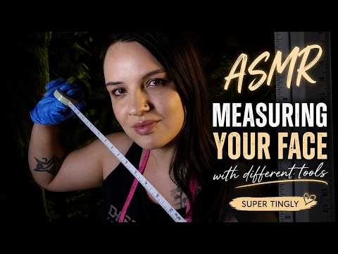 ASMR Measuring Your Face with DIFFERENT Tools 📏 | Super Tingly Face Measuring