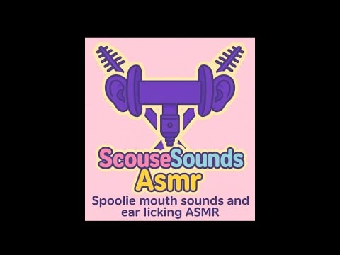 Spoolie mouth sounds and ear licking ASMR to help you sleep and relax!!!!