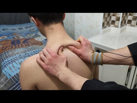 Most Relaxing NECK and BACK Massage | Shoulder Massage