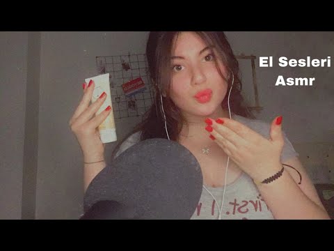 Hand Sound Asmr | El sesleri Asmr | Türkçe Asmr | Krem Sesi