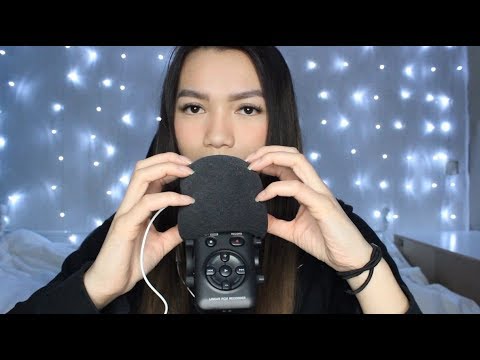 ASMR Pop filter Scratching (no talking) | tascam dr05 | ASMRhing