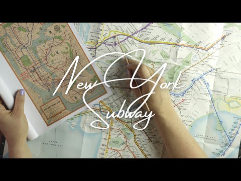 ASMR Explaining a Map of the New York Subway (soft spoken)