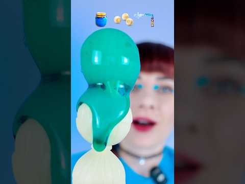ASMR Blue Honey Chocolate Candy Spray Lollipop #asmr #mukbang