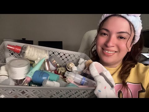 ASMR| Removing your makeup & doing your skincare- You got home Drunk! 🤪- personal attention ✨