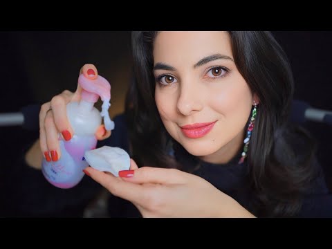 ASMR: SKINCARE COM A SUA IRMÃ MAIS VELHA | Sweet Carol