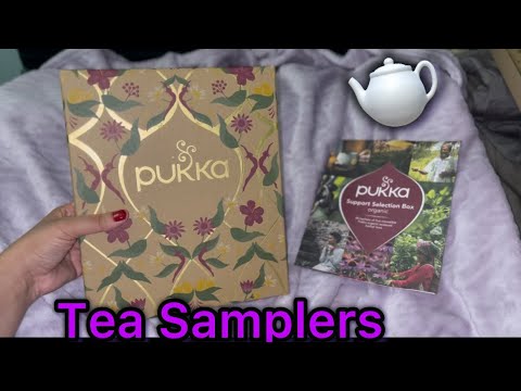 ASMR Unboxing  Tea bags Samples ~ Crinkle Sounds! No Talking