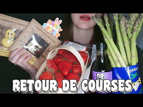ASMR 🥚 RETOUR DE COURSES (C'EST PÂQUES 🐰)