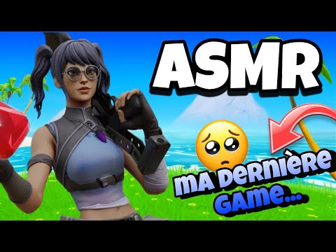 ASMR Français sur FORTNITE Ma dernière GAME du chapitre 4 🥺✨ (blabla et Chuchotements surpuissant 😴)
