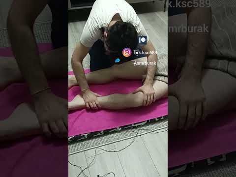 POST-WORKOUT RELAXATION SESSION FOR FRONT LEGS #satisfying #relaxing #asmr #shorts