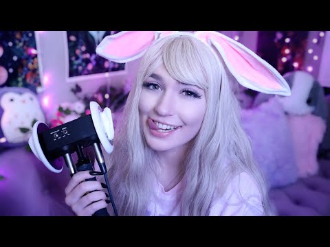 bunny girl cleans your ears ASMR