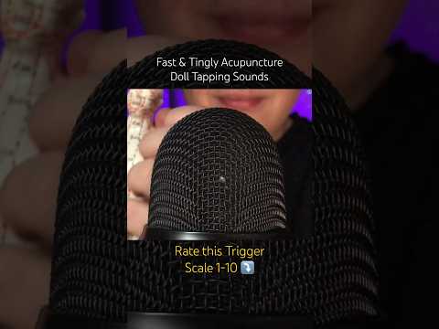 Fast & Tingly Acupuncture Doll Tapping Sounds! 🧷 (ASMR)